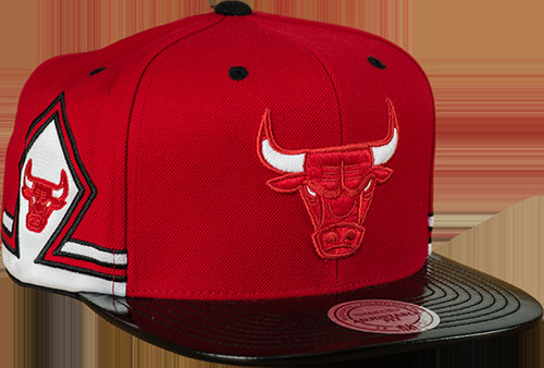 Casquette Chicago Bulls Mitchell&Ness Hook 11 snapback Rouge