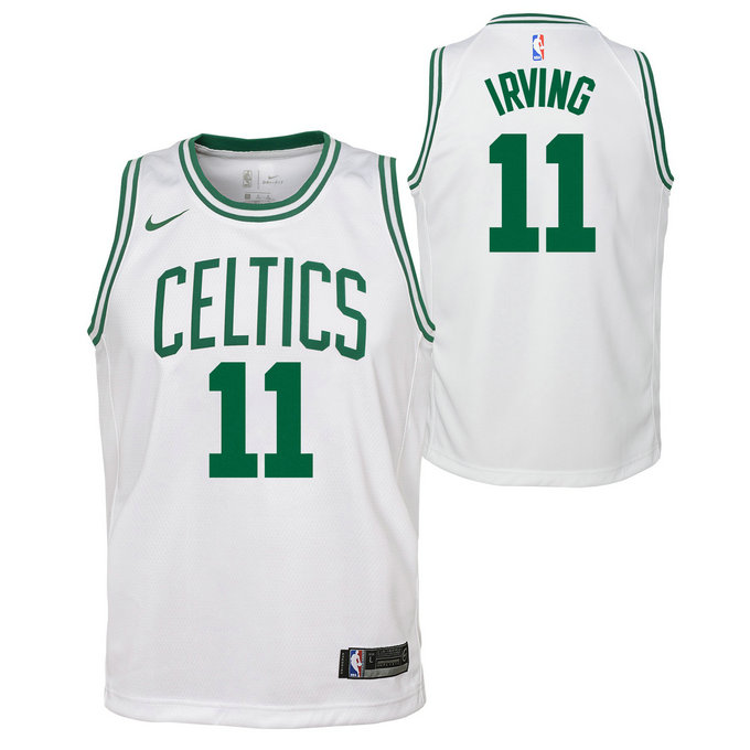 Maillot NBA Enfant Kyrie Irving Boston Celtics Swingman Association Blanc