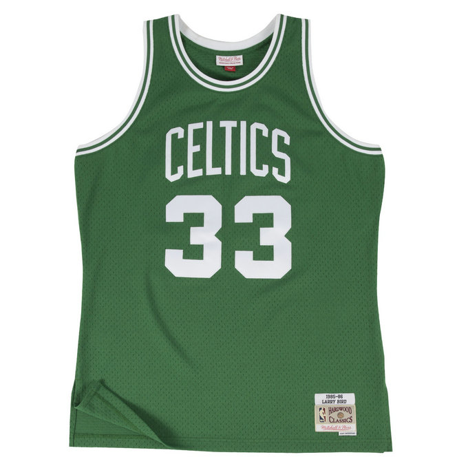Maillot NBA Larry Bird Boston Celtics 1985-86 Swingman Mitchell&Ness Vert