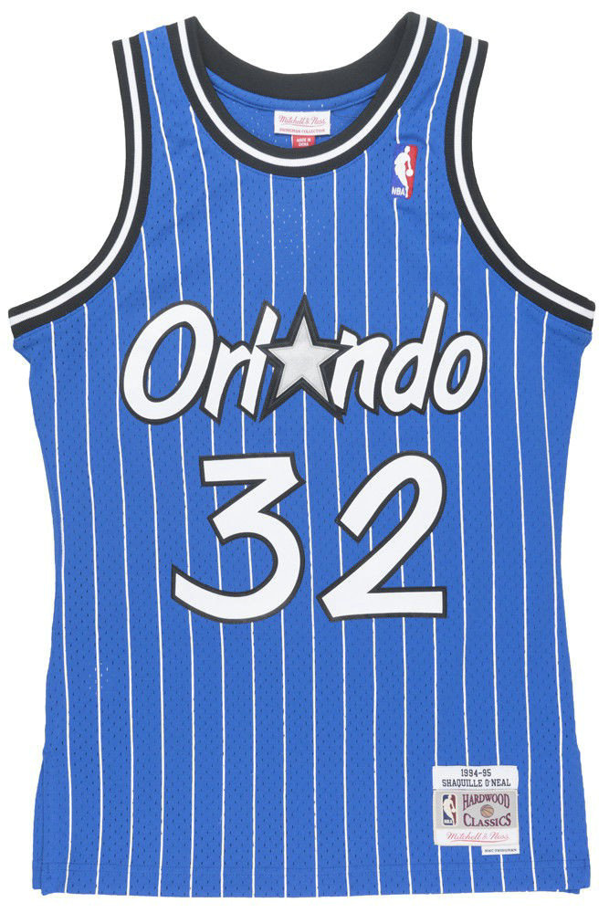 Maillot NBA Shaquille Oneal Orlando Magic 1994-95 Swingman Mitchell&Ness Bleu