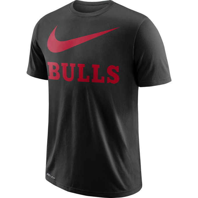 T-shirt Chicago Bulls Dry Noir