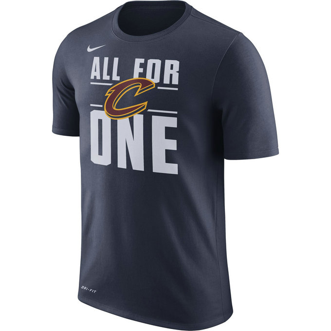 T-shirt Cleveland Cavaliers All For One Dry Bleu