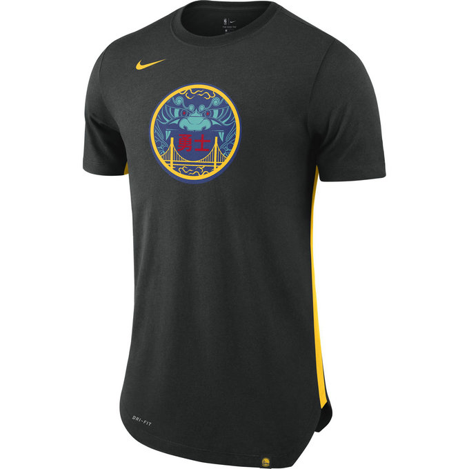 T-shirt Golden State Warriors City Edition Dry Noir