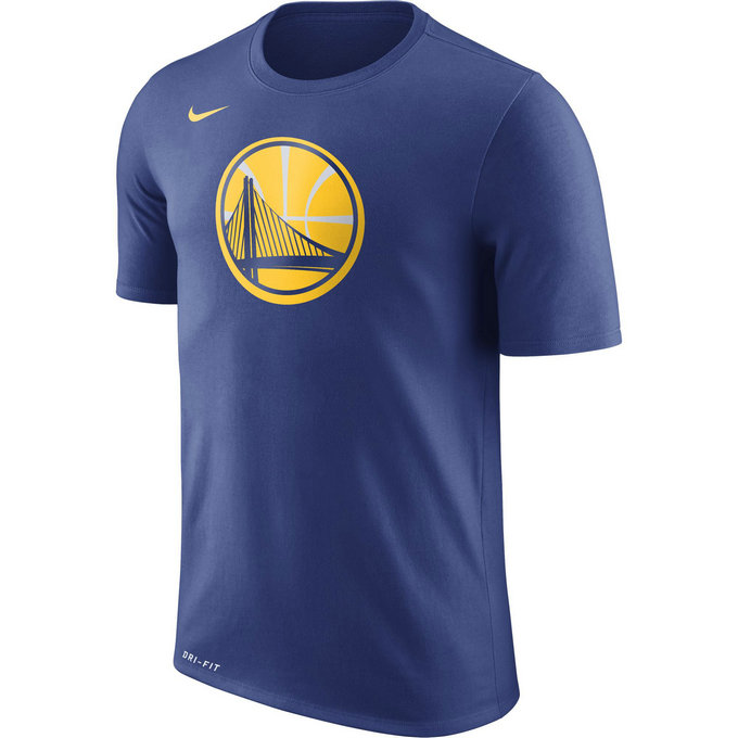 T-shirt Golden State Warriors Dry Logo rush Bleu