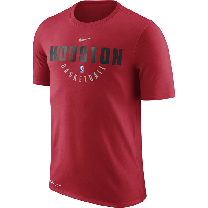 T-shirt Houston Rockets Dry Rouge