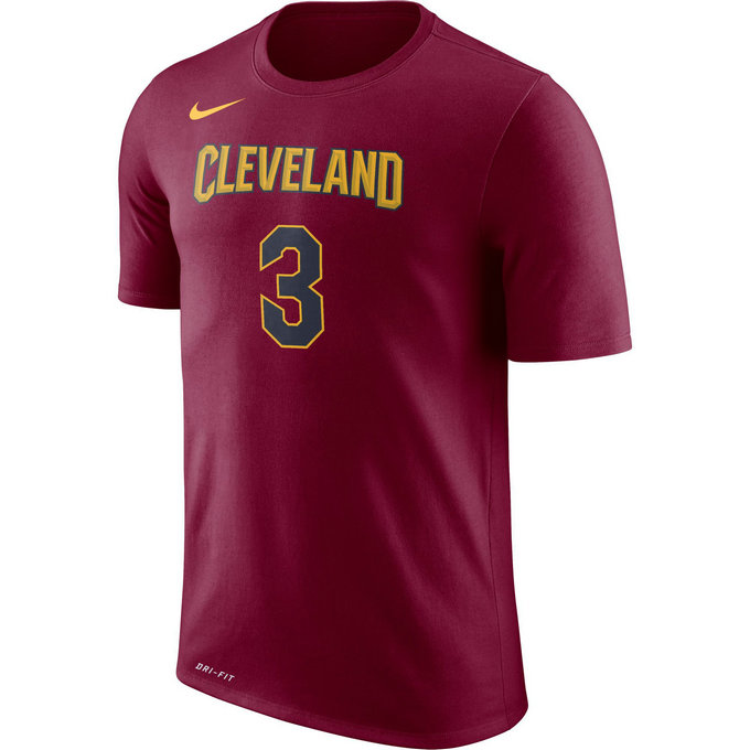 T-shirt Isaiah Thomas Cleveland Cavaliers Dry Rouge