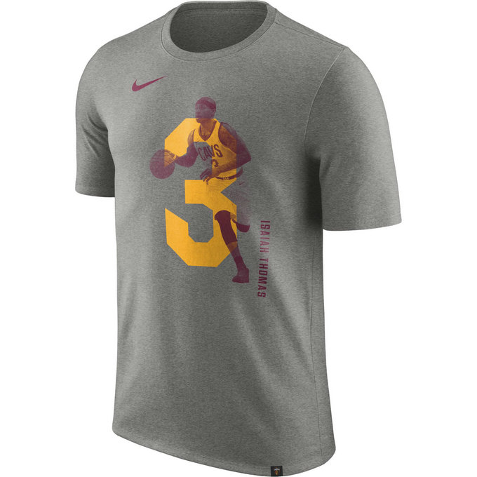 T-shirt Isaiah Thomas Cleveland Cavaliers Gris