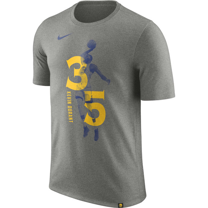 T-shirt Kevin Durant Golden State Warriors Dry Gris