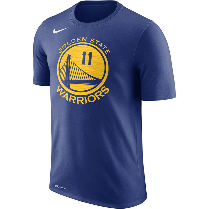 T-shirt Klay Thompson Golden State Warriors Dry rush Bleu
