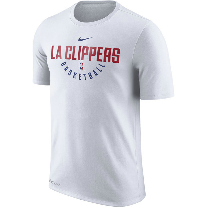 T-shirt La Clippers Dry Blanc