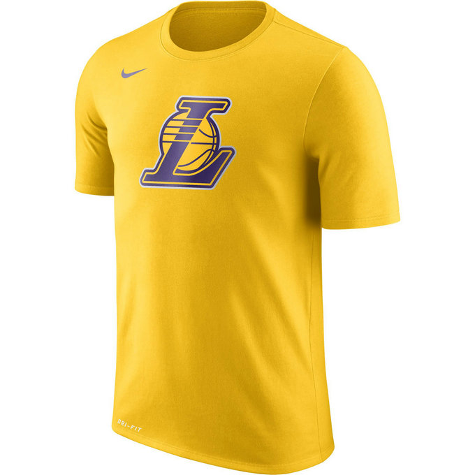 T-shirt Los Angeles Lakers Dry Logo Jaune