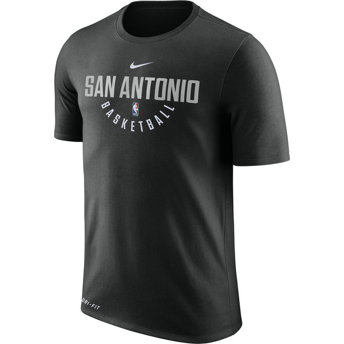 T-shirt San Antonio Spurs Dry Noir