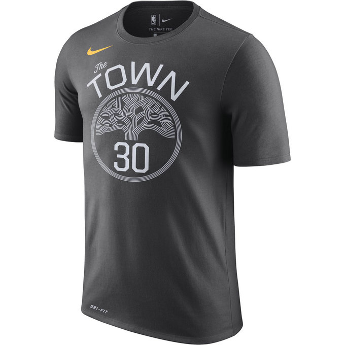 T-shirt Stephen Curry Golden State Warriors Statement Dry anthracite Noir
