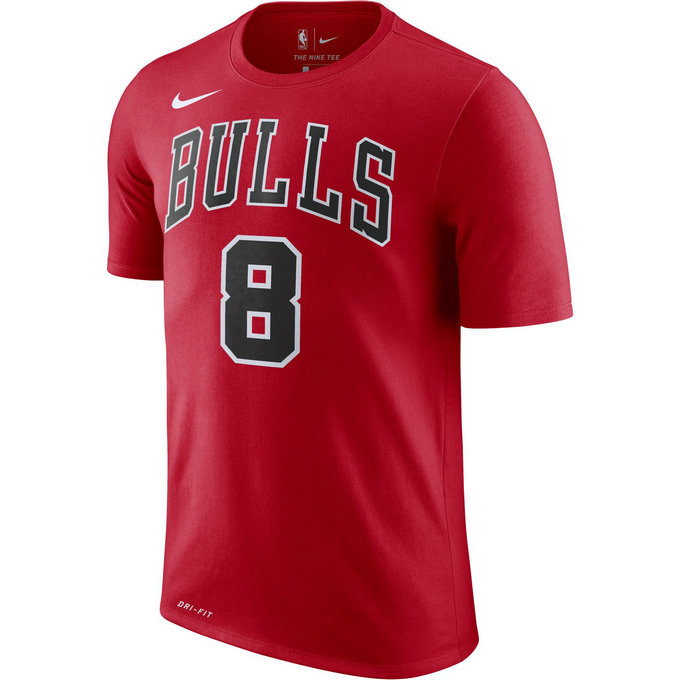T-shirt Zach Lavine Chicago Bulls Dry Rouge
