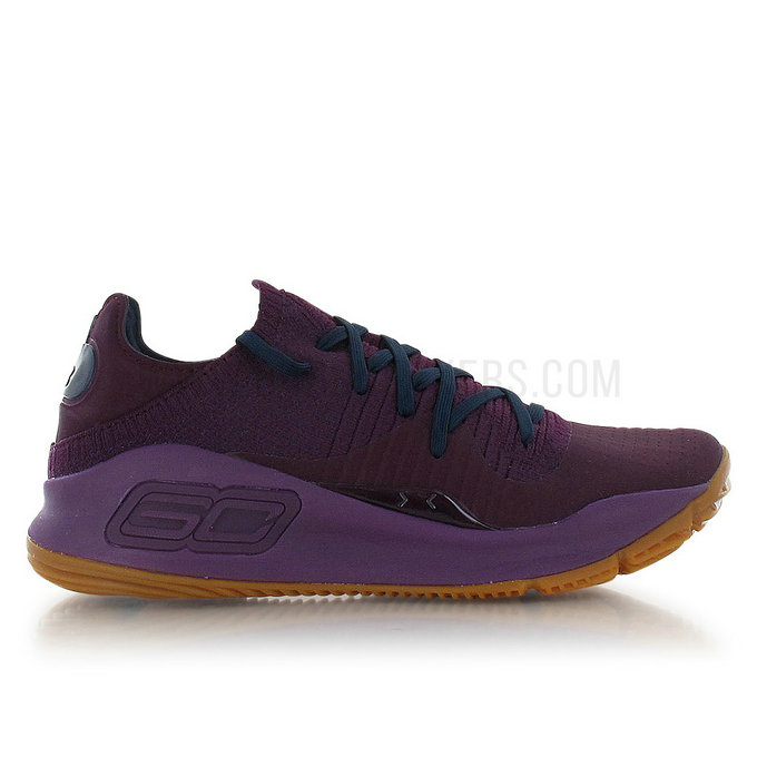 Under Armour Curry 4 Low Merlot Rouge