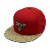 Casquette Chicago Bulls Cork New Era Fitted Rouge Site Officiel