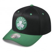 Boutique officielle Casquette Mitchell & Ness Team Logo 2-tone 110 Snapback Boston Celtics Noir