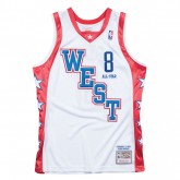 Maillot NBA All-Star Kobe Bryant 2004 West Authentic Mitchell&Ness Blanc Commerce De Gros