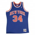 Maillot NBA Charles Oakley New York Knicks 1991-92 Swingman Mitchell&Ness Bleu à Petits Prix