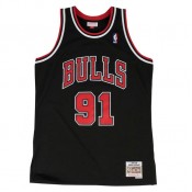 Maillot NBA Dennis Rodman Chicago Bulls 1997-98 Swingman Mitchell&Ness Noir Site Officiel