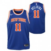 Maillot NBA Enfant Frank Ntilikina New York Knicks Swingman Icon Bleu Boutique France