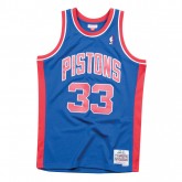 Maillot NBA Grant Hill Detroit Pistons 1995-96 33 Swingman Mitchell&Ness Bleu Boutique