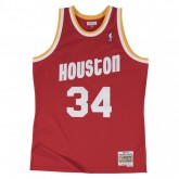 Nouvelle Collection Maillot NBA Hakeem Olajuwon Houston Rockets 1993-94 Road Swingman Mitchell&Ness Rouge