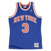 Maillot NBA John Starks New-York Knicks 1991-92 Swingman Mitchell&Ness Royal Bleu Commerce De Gros