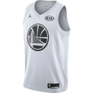 Maillot Stephen Curry All-star Edition Swingman Blanc Personnalisé