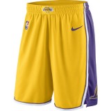 Nouvelle Short Los Angeles Lakers Icon Edition Swingman Yellow Jaune
