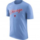 T-shirt Chicago Bulls City Edition Dry valor Bleu nouveau modele