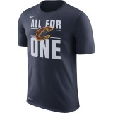 Promotion T-shirt Cleveland Cavaliers All For One Dry Bleu