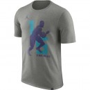 T-shirt Kemba Walker Charlotte Hornets Jordan Dry dk Gris Acheter