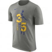 Solde T-shirt Kevin Durant Golden State Warriors Dry Gris promo