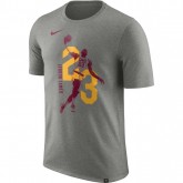 T-shirt Lebron James Cleveland Cavaliers Dry Gris Site Francais