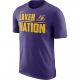T-shirt Los Angeles Lakers Dry court Violet en promo