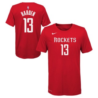 En ligne T-shirt NBA Enfant James Harden Houston Rockets Icon Rouge