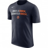 T-shirt New York Knicks City Edition Dry Bleu Remise Nice