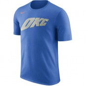 T-shirt Oklahoma City Thunder City Edition Dry signal Bleu moins cher
