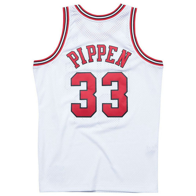 Maillot NBA Scottie Pippen Chicago Bulls 1997-98 Swingman Mitchell&Ness Domicile Blanc