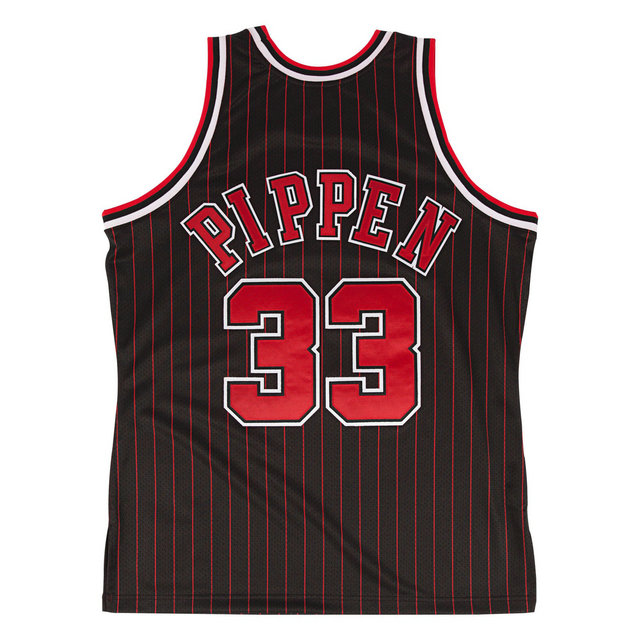 Maillot NBA Scottie Pippen Chicago Bulls 1995-96 Authentic Mitchell&Ness Noir