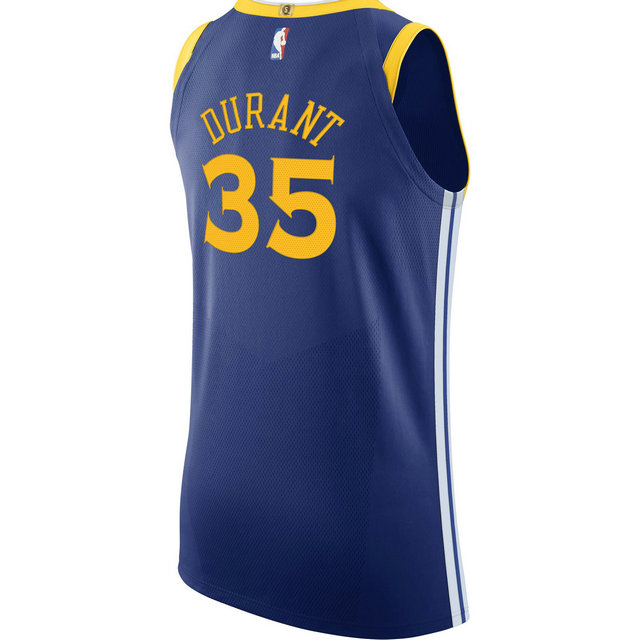 Maillot Kevin Durant Golden State Warriors Icon Edition Authentic Bleu