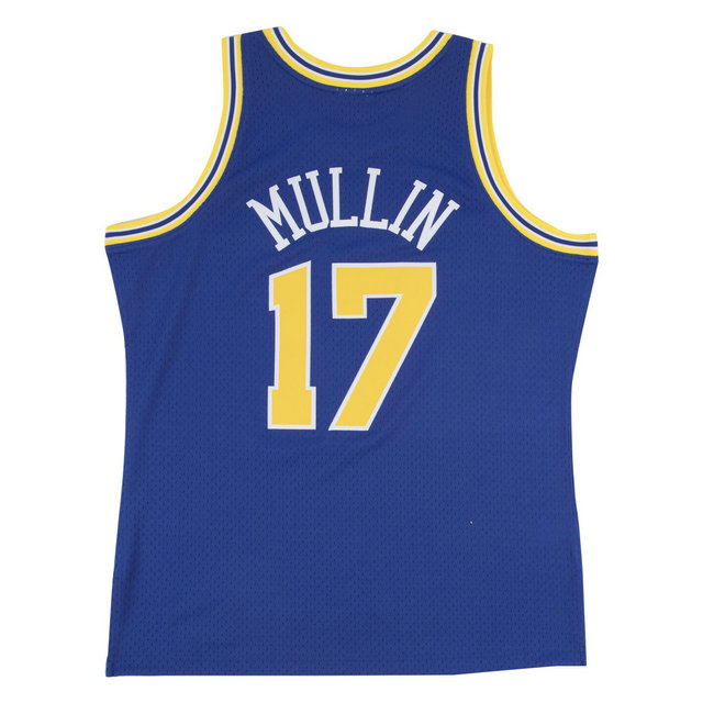 Maillot NBA Chris Mullin Golden State Warriors 1993-94 Swingman Mitchell&Ness Bleu