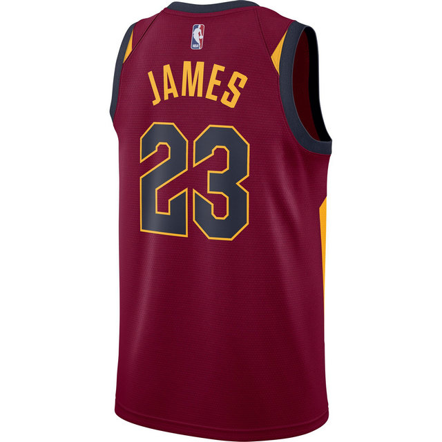 Maillot Lebron James Cleveland Cavaliers Icon Edition Swingman Rouge