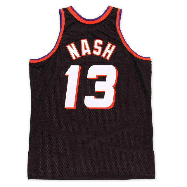 Maillot NBA Steve Nash Phoenix Suns 1996-97 Swingman Mitchell&Ness Alternate Noir
