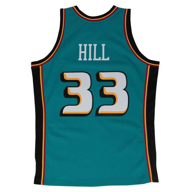 Maillot NBA Grant Hill Detroit Pistons 1998-99 Swingman Mitchell&Ness Vert
