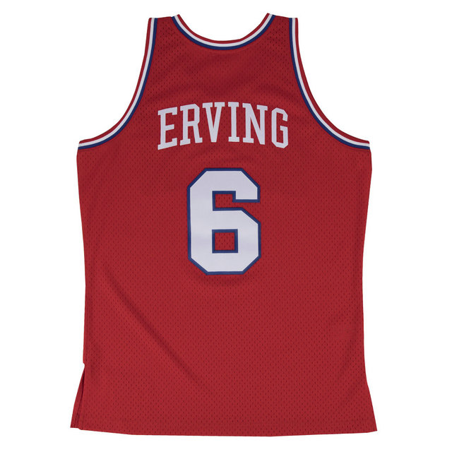 Maillot NBA Julius Erving Philadelphia 76ers 1982-83 Swingman Mitchell&Ness Rouge