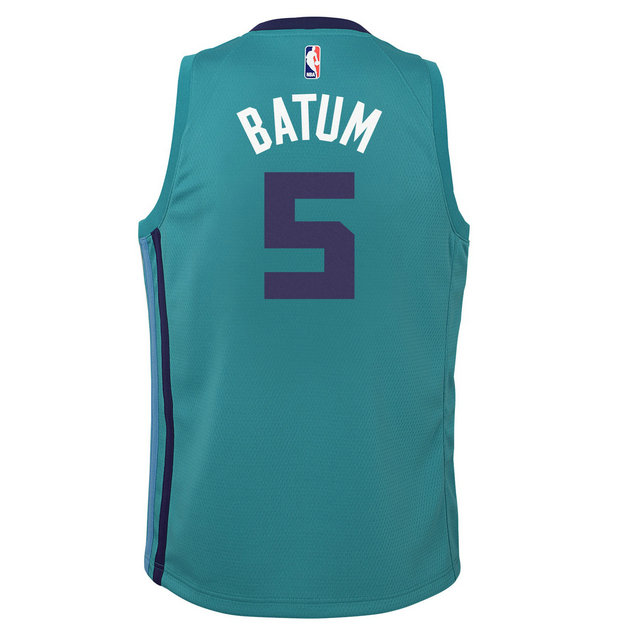 Maillot NBA Nicolas Batum Charlotte Hornets Swingman Icon Jordan Bleu