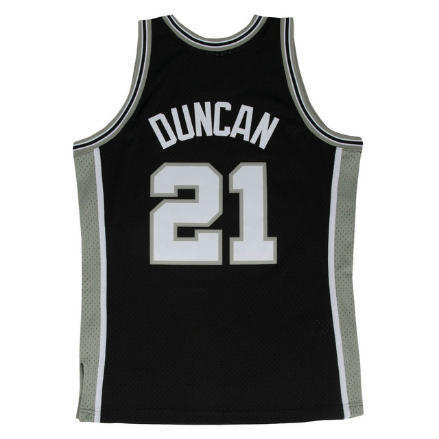 Maillot NBA Tim Duncan San Antonio Spurs 1998-99 Swingman Mitchell&Ness Noir