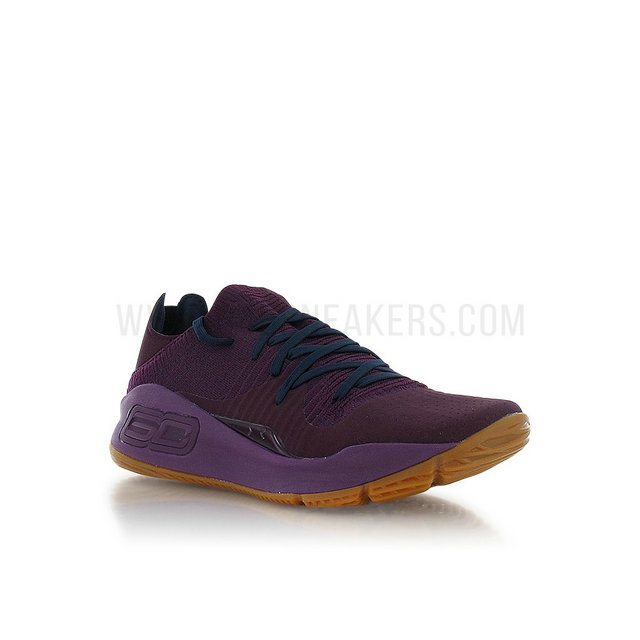 Under Armour Curry 4 Low Merlot Rouge